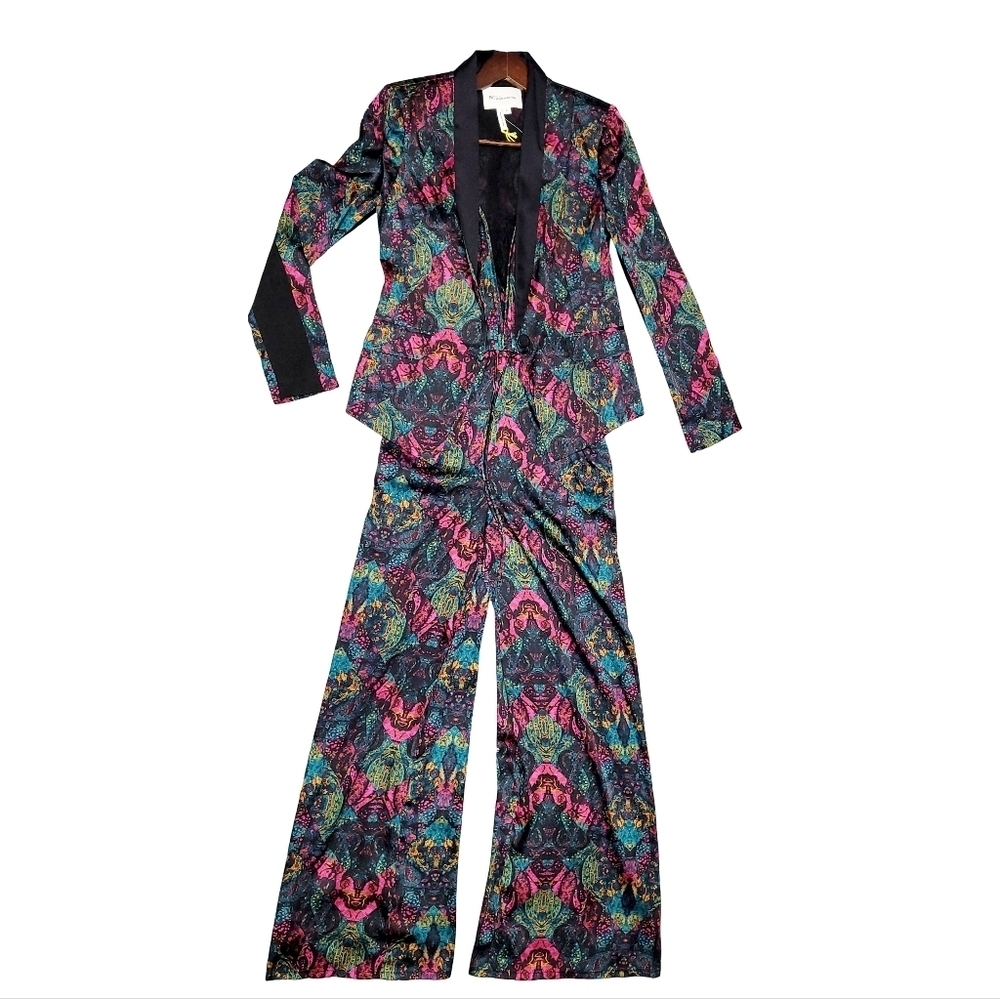 NWT BCBGeneration Viridian 2pc Jumpsuit & Blazer Set, Small - Picture 2 of 9